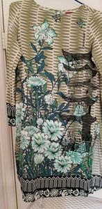 Linen shirt embroided